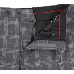 English Laundry 2-Piece Gray Check Peak Suit Wool Blend -Clothing Shop EL72 58 093 5