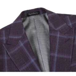 English Laundry 2-Piece Purple Window Pane Check Suit Wool Blend -Clothing Shop EL72 62 900 1