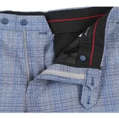 English Laundry 2-Piece Light Gray With Blue Check Suit Wool Blend 11 English Laundry 2-Piece Light Gray With Blue Check Suit Wool Blend -Clothing Shop EL72 68 401 4