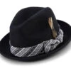 Black 2" Brim Matching Ribbon Wool Felt Fedora Hat -Clothing Shop H 2112black 1024x1024 2x 101a6ac9 1c1e 4340 9efa 9c25b501758d