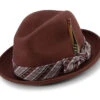 Cognac 2" Brim Matching Ribbon Wool Felt Fedora Hat -Clothing Shop H 2112cognac 1024x1024 2x 0086f587 1b76 4982 a35c de649c5de755