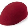 Wool Felt Ivy Cap In Burgundy -Clothing Shop H 71 Burgundy S