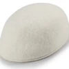 Wool Felt Ivy Cap In White 1 Wool Felt Ivy Cap In White -Clothing Shop H 71 Winter White S
