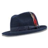Navy 2 ¼" Brim Beaver Look Felt Hat -Clothing Shop Hats h 81 Navy