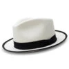 White 2 ½" Wide Brim Wool Felt Hat -Clothing Shop Hats h 83 white