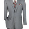 (40L) Regular Fit 2 Piece Suit 3 Button In Gray