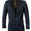 Empire Collection - Navy Modern Fit Spider Web Brushes Pattern Sports Coat -Clothing Shop ME227 01 03794