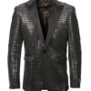 Empire Collection - Silver Sequin Texture Design Sports Coat Slim Fit -Clothing Shop ME263H 02s