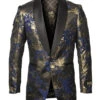 (3XL) Empire Collection - Blue Floral Pattern Sports Coat Slim Fit -Clothing Shop ME278H 02s ed6b186b d8da 40b1 b08b 678f7cbdff1b
