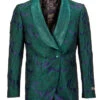 Empire Collection - Green Slim Fit Dinner Jacket Double Breasted Blazer -Clothing Shop ME316H 02 S