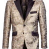 Empire Collection - Slim Fit Formal Dinner Show Blazer In Copper -Clothing Shop ME320H 02 S
