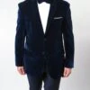 Men's Regular Fit Blazer 2 Button With One Welt Chest Pocket Navy -Clothing Shop MJ111 02