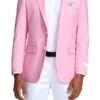 Slim Fit Blazer 2 Button In Solid Pink -Clothing Shop MJ284S 02 85077.1551125976