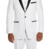 Slim Fit 2 Piece White Tuxedo With Satin Peak Lapel -Clothing Shop MR182S 5 MAIN 1024x1024 1