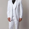 Solid White Modern Fit Tuxedo 3 Piece With 6 Button Vest 1 Solid White Modern Fit Tuxedo 3 Piece With 6 Button Vest -Clothing Shop MT400S 02NEW 7109e598 7e0e 4477 b071 81a7f4d86e3a