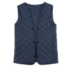 PELAGO Standard Collar Functional Trench Coat With Removable Quilted Liner In Navy -Clothing Shop PF20 19 3