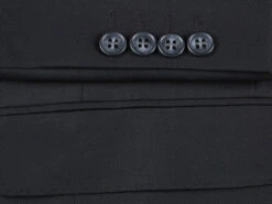 Half Canvas Wool Dress Suit Regular Fit 2 Piece In Black -Clothing Shop RHC100 1 3