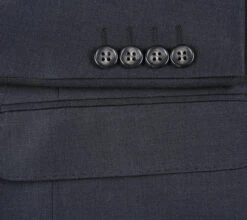 Half Canvas Wool Dress Suit Regular Fit 2 Piece In Charcoal 16 Half Canvas Wool Dress Suit Regular Fit 2 Piece In Charcoal -Clothing Shop RHC100 3 7