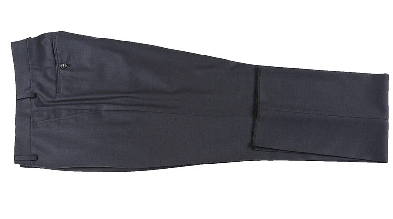 Half Canvas Wool Dress Suit Modern Fit 2 Piece In Charcoal 11 Half Canvas Wool Dress Suit Modern Fit 2 Piece In Charcoal - Image 9