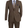 Brown Slim Fit Men's 2 Piece Business Suit 2 Button 2 Brown Slim Fit Men's 2 Piece Business Suit 2 Button -Clothing Shop S 2PP BROWN JPG
