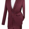 Slim Fit Men's Suit 2 Piece 2 Button In Burgundy 2 Slim Fit Men's Suit 2 Piece 2 Button In Burgundy -Clothing Shop SC900 12 BURGUNDY JPG 800x1200 full