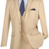 Leonardo Collection - Slim Fit Tuxedo 2 Buttons 3 Piece Beige Suit 1 Leonardo Collection - Slim Fit Tuxedo 2 Buttons 3 Piece Beige Suit -Clothing Shop SV2T 8 BEIGE JPG 800x1200 1