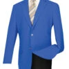 Men's Royal Blue Regular Fit Everyday Blazer 2 Men's Royal Blue Regular Fit Everyday Blazer -Clothing Shop Z 2PP Royal