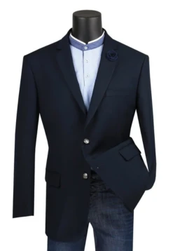 Regular Fit Blazer 2 Button In Navy