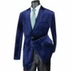 Velvet Regular Fit Fashion Jacket In Sapphire -Clothing Shop b27sap