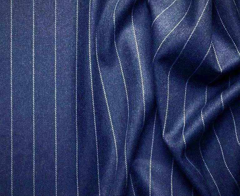 Odyssey Collection - Blue Regular Fit 3 Piece Suit 2 Button Gangster Stripe 4 Odyssey Collection - Blue Regular Fit 3 Piece Suit 2 Button Gangster Stripe - Image 2