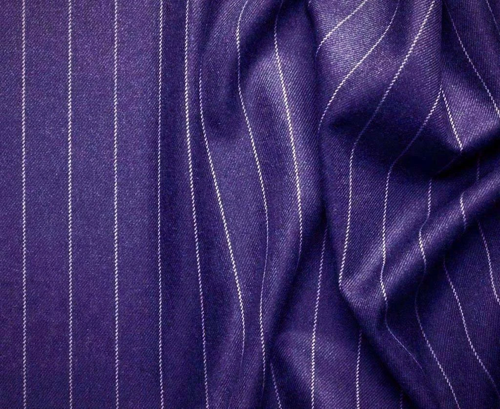 Rockefeller Collection - Double Breasted Stripe Suit Purple Regular Fit 2 Piece 4 Rockefeller Collection - Double Breasted Stripe Suit Purple Regular Fit 2 Piece - Image 2
