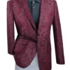 (M) Burgundy Slim Fit Blazer Floral Pattern 2 Button With Shawl Lapel -Clothing Shop bsf 10 burgundy s efe792e0 bffe 4d92 938a f3f6758fbbc5