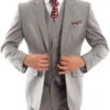 (44S) Wool Suit Modern Fit Italian Style 3 Piece In Gray 1 (44S) Wool Suit Modern Fit Italian Style 3 Piece In Gray -Clothing Shop gray e2590432 e66a 4f6c b3f6 af0f7f340efa