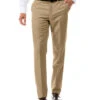 Khaki Dress Pants Regular Leg Flat Front Pre-Hemmed -Clothing Shop khaki 6819236a 212b 42e2 8f2d 804a81e8b087