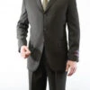 Regular Fit 2 Piece Suit 3 Button In Dark Olive 1 Regular Fit 2 Piece Suit 3 Button In Dark Olive -Clothing Shop m069 12 darko