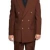 Atlantis Collection - Brown Regular Fit Double Breasted 2 Piece Suit 1 Atlantis Collection - Brown Regular Fit Double Breasted 2 Piece Suit -Clothing Shop men s sharp double breasted dress suit brown dpp 1