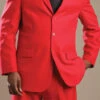 Mont Blanc Collection - Regular Fit Suit 3 Button 2 Piece In Red 2 Mont Blanc Collection - Regular Fit Suit 3 Button 2 Piece In Red -Clothing Shop mens suits by vittorio st angelo red color 3 button suit c733ta 22