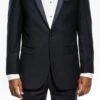 Navy Slim Fit 2 Piece Tuxedo With Satin Peak Lapel -Clothing Shop mt187s 2 2 1024x1024 1