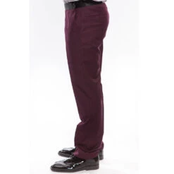 Burgundy Slim Fit 2 Piece Tuxedo With Satin Peak Lapel -Clothing Shop mt187s 8 3 1024x1024 1