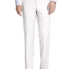 White Slim Fit Dress Pants Flat Front Pre-hemmed -Clothing Shop on 900 white bee98d72 24e9 4ba5 9c80 bec0f274696c
